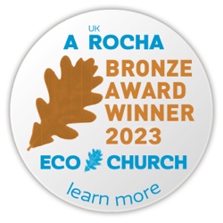 Eco Church Bronze Award Winner 2023 plaque.